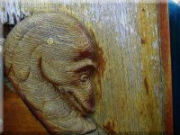 geschnitzte Verzierungen aus Holz