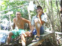 Brandon and Dusty at Mangrovia